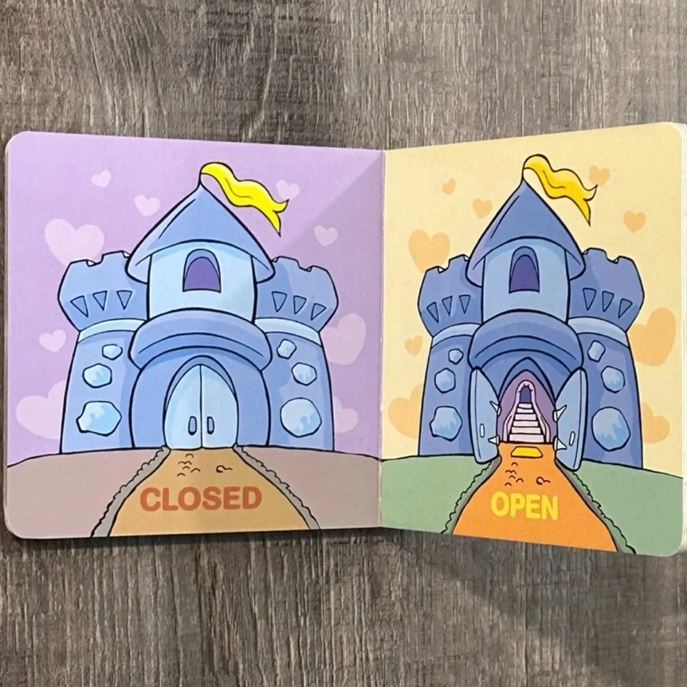 💞 Princess Valentine Opposites Mini Board Book